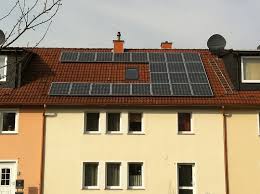 Solar panels installed